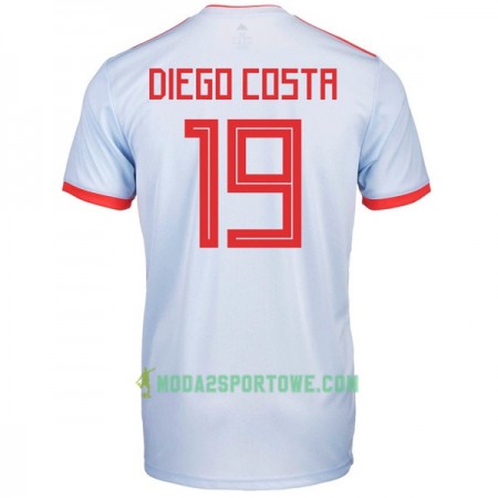 Koszulka Hiszpania Diego Costa 19 Mistrzostwa Świata 2018 Wyjazdowe Stroje Piłkarskie